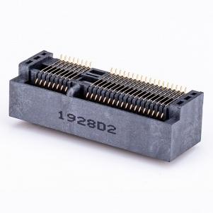 0.8mm Pitch Mini PCI Express connector 52P,Height 9.9mm